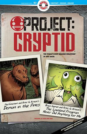 Project: Cryptid #3 by Kirk Vanderbeek, Bryce Ingman, Paul Constant, Torunn Grønbekk