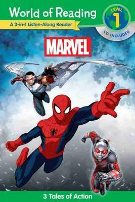 World of Reading: Marvel Marvel 3-In-1 Listen-Along Reader (World of Reading Level 1): 3 Tales of Action with CD! [With Audio CD] by Marvel Book Group