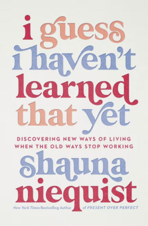 I Guess I Haven't Learned That Yet: Discovering New Ways of Living When the Old Ways Stop Working by Shauna Niequist