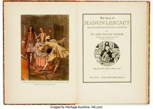 The Story of Manon Lescaut by Abbé Prévost, Pierre Brissaud