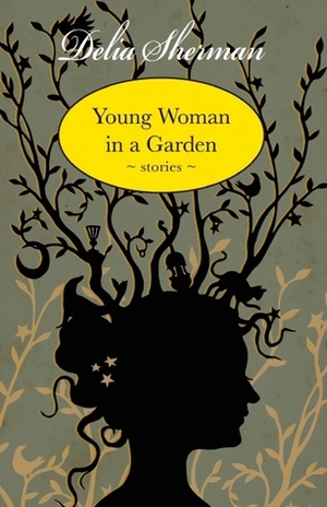 Young Woman in a Garden by Delia Sherman