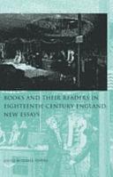 Books and Their Readers in Eighteenth-century England: New Essays by Isabel Rivers