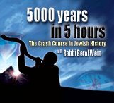 Rabbi Berel Wein's Crash Course In Jewish History: 5000 Years In 5 Hours by Berel Wein