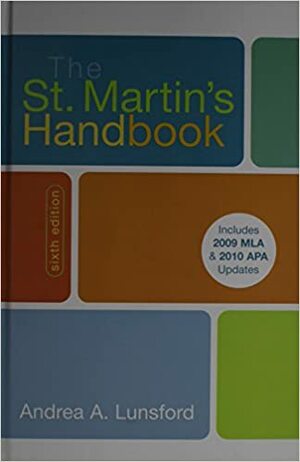 St. Martin's Handbook 6e cloth with 2009 MLA and 2010 Updates &amp; Oral Presentations in the Composition Course by Andrea A. Lunsford, Matthew Duncan, Gustav W. Friedrich