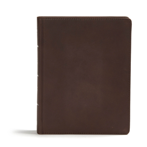 CSB Study Bible, Brown Genuine Leather by Csb Bibles by Holman