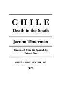 Chile: Death in the South by Jacobo Timerman