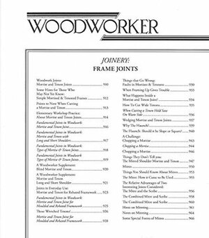 The Woodworker: Charles H. Hayward Years: 1939-1967, Volume III: Joinery. by Various, Charles H. Hayward