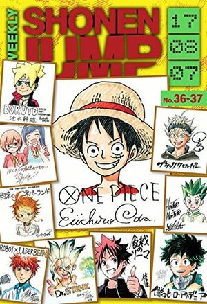 Weekly Shonen Jump Vol. 286: 08/07/2017 by Naoshi Komi, Daisuke Ashihara, Yamato Yamamoto, Kōhei Horikoshi, Kazue Kato, Daisuke Furuya, Katsura Hoshino, ONE, Eiichiro Oda, Yusuke Murata, Mitsutoshi Shimabukuro, Shun Saeki, Yûki Tabata, Yuto Tsukuda, Takaya Kagami