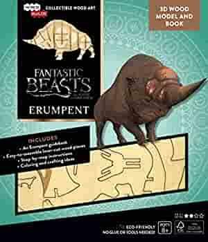 IncrediBuilds: Fantastic Beasts and Where to Find Them: Erumpent Book and 3D Wood Model by Incredibuilds, Ramin Zahed