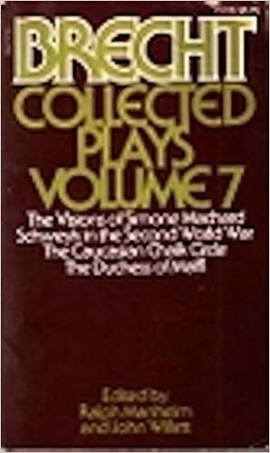 Collected Plays, Volume 7: The Visions of Simone Machard, Schweyk in the Second World War, The Caucasian Chalk Circle, The Duchess of Malfi by Bertolt Brecht