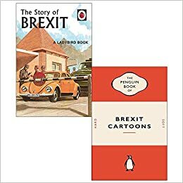 Story of Brexit Ladybird Hardcover, Penguin Book Of Brexit Cartoons 2 Books Collection Set by Joel Morris, Jason Hazeley, Penguin