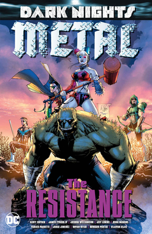 Dark Nights: Metal - The Resistance by Benjamin Percy, Stjepan Šejić, Mirka Andolfo, Joshua Williamson, Robert Venditti, Tyler Kirkham, Juan Ferreyra, Howard Porter, Scott Snyder, Doug Mahnke, Paul Pelletier, Liam Sharp, Mikel Janín, Rob Williams, Jorge Jimenez, James Tynion IV, Tim Seeley, Jeff Lemire, Yanick Paquette, Bryan Hitch, Kevin Nowlan