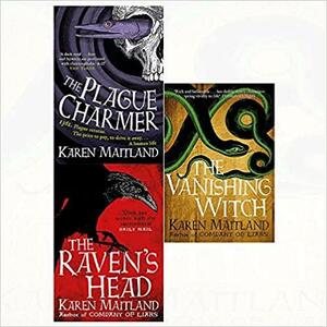 Karen Maitland 3-book Collection: Plague Charmer, Raven's Head, Vanishing Witch by Karen Maitland
