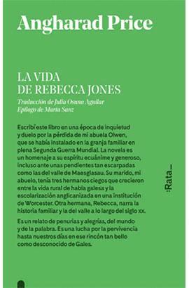 La vida de Rebecca Jones by Angharad Price