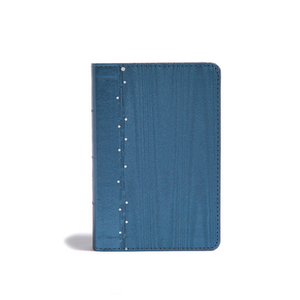 CSB On-The-Go Bible, Slate Blue by Csb Bibles by Holman