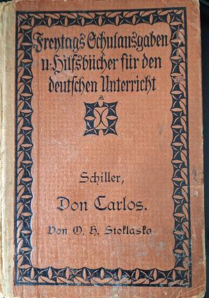 Don Carlos by Friedrich Schiller