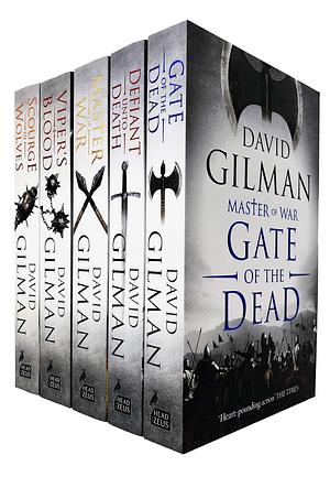 David Gilman Master of War Series 5 Books Collection Set - Master of War, Defiant Unto Death, Gate of the Dead, Vipers Blood, Scourge of Wolves by David Gilman
