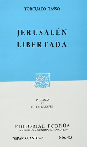 Jerusalén Libertada by Torquato Tasso