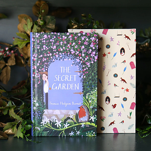 The Secret Garden Hardcover | Fully Illustrated Cover and End Pages with 5 Full-Page Illustrations | Book 2 of 4 in the LitJoy Classics Whimsy Collection by Frances Hodgson Burnett