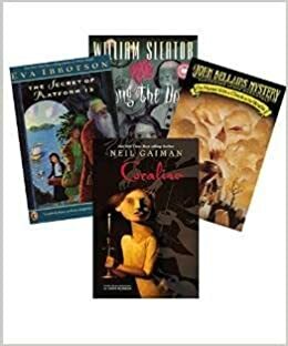 Fantasy Thriller Set (6): Coraline; the Secret of Platform 13; the House with Clock in Its Walls; Alice in Wonderland; Belle Praters Boy; the Wish Giver by Neil Gaiman, Ruth White, Eva Ibbotson, Bill Brittain, John Bellair