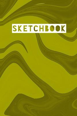 Sketchbook: Abstract Liquid Marble Yellow Design by Frasier Cheng-Binns