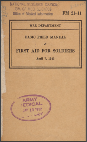 FM 21-11 First Aid for Soldiers by Headquarters Department of the Army