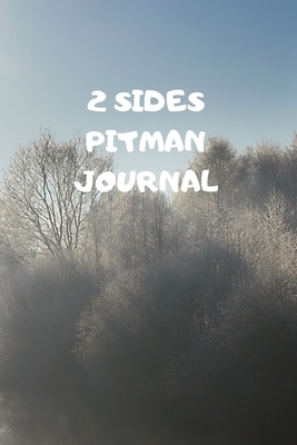 2 Sides: 90 Pages of 6 X 9 Inch Bound Pitman College Ruled Half and Half Vertical Separation White Pages by Larry Sparks