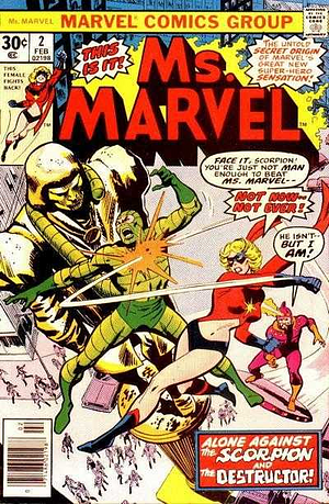 Ms. Marvel (1977-1979) #2 by Gerry Conway, Dick Giordano, John Buscema