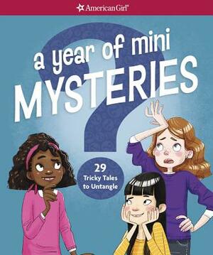 A Year of Mini Mysteries: 29 Tricky Tales to Untangle by Kathy Passero