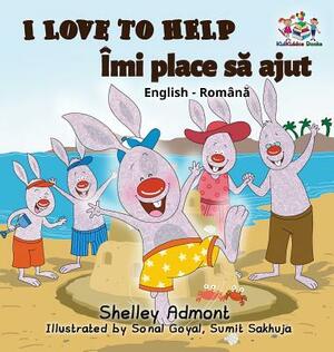 I Love to Help (English Romanian Bilingual book) by Kidkiddos Books, Shelley Admont