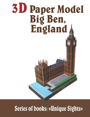 3D Paper Model Big Ben, England: Britain Architecture Craft Model Kits Toys for Adults and Teens by Twosuns