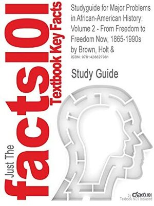 Major Problems in African American History: Volume II: From Freedom to Freedom Now, 1865 - 1990s by Thomas C. Holt