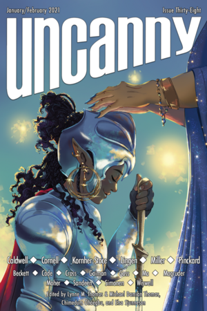 Uncanny Magazine Issue 38: January/February 2021 by Chimedum Ohaegbu, Elsa Sjunneson, Michael Damian Thomas, Lynne M. Thomas