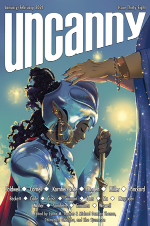 Uncanny Magazine Issue 38: January/February 2021 by Lynne M. Thomas, Chimedum Ohaegbu, Michael Damian Thomas, Elsa Sjunneson