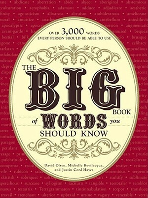 The Big Book of Words You Should Know: Over 3,000 Words Every Person Should be Able to Use (And a few that you probably shouldn't) by Michelle Bevilacqua, Justin Cord Hayes, David Olsen