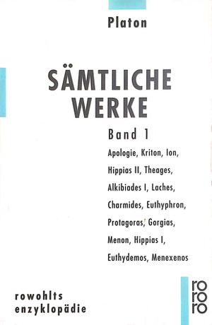 Platon: Sämtliche Werke - Band 1 by Friedrich Schleiermacher, Plato, Plato, Ursula Wolf