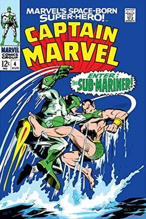 Captain Marvel (1968-1979) #4 by Roy Thomas