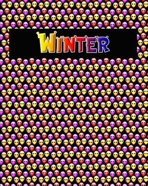 120 Page Handwriting Practice Book with Colorful Alien Cover Winter: Primary Grades Handwriting Book by Sheldon Franks