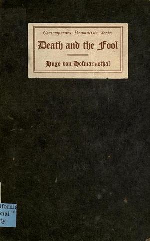 Death and the Fool by Hugo von Hofmannsthal, Elisabeth Walter