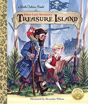 Treasure Island (Little Golden Book) by Dennis Shealy