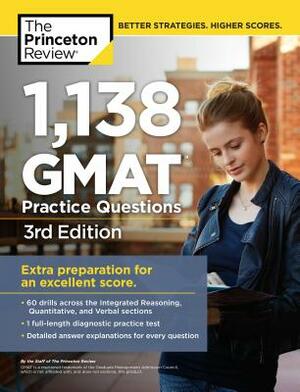 1,138 GMAT Practice Questions by The Princeton Review