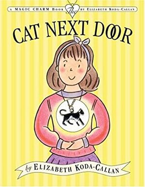 The Cat Next Door With Silver Kitten Charm on a Chain by Elizabeth Koda-Callan