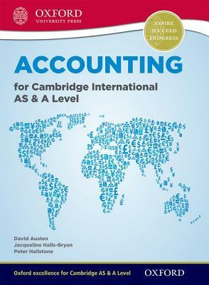 Accounting for Cambridge International as and a Level Student Book by Jacqueline Halls=bryan, Peter Hailstone