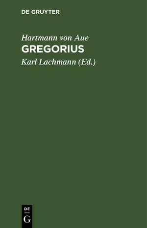 Gregorius: Eine Erzählung by Hartmann von Aue