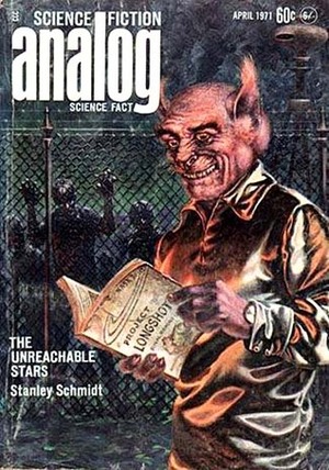 Analog Science Fiction and Fact, 1971 April by Stanley Schmidt, Lloyd Biggle Jr., F. Paul Wilson, John Robinson Pierce, W. Macfarlane, John W. Campbell Jr.