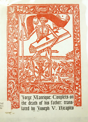 Couplets on the Death of His Father by Jorge Manrique