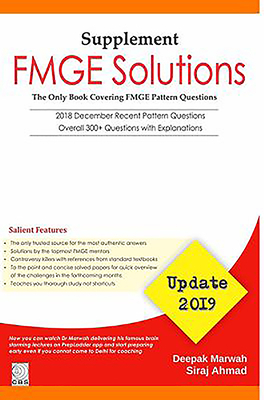 Fmge Solutions-Update-2019 (Supplement) by Deepak Marwah, Siraj Ahmad