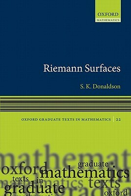 Riemann Surfaces by Simon Donaldson