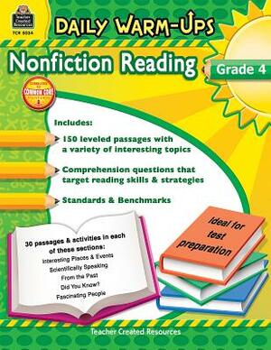 Daily Warm-Ups: Nonfiction Reading Grd 4 by Debra Housel