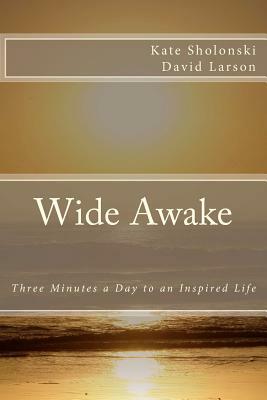 Wide Awake: Three Minutes a Day to an Inspired Life by David Larson, Kate Sholonski